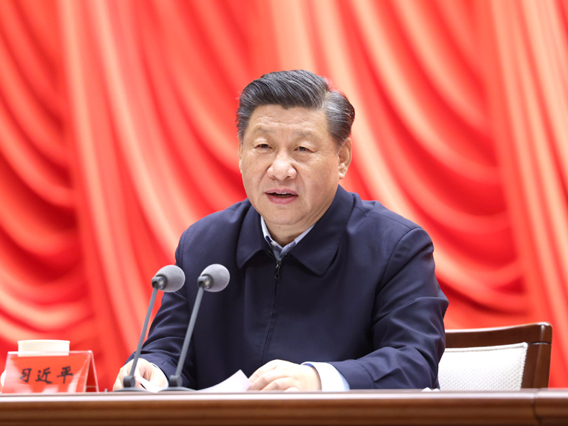 3月1日,2021年春季学期中央党校(国家行政学院)中青年干部培训班在中央党校开班。中共中央总书记、国家主席、中央军委主席习近平在开班式上发表重要讲话。新华社记者 王晔 摄